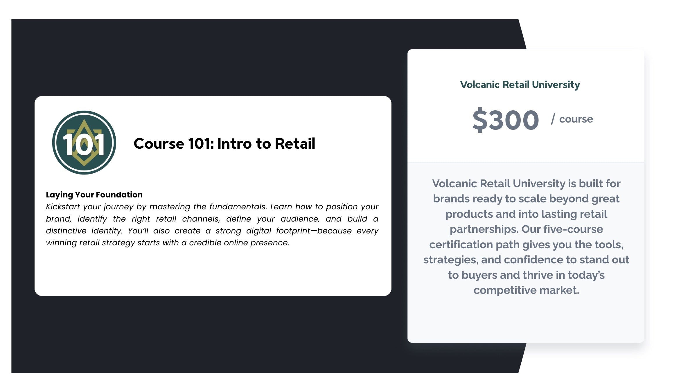 Retail University Course