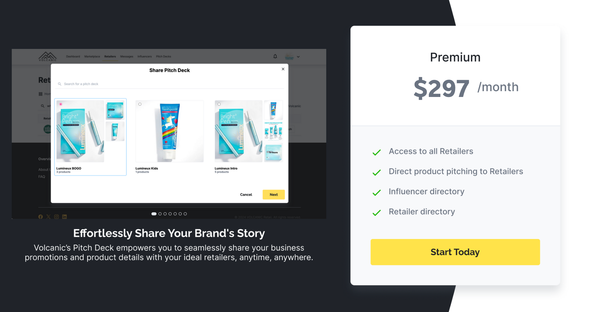 Volcanic Retail Platform Subscription